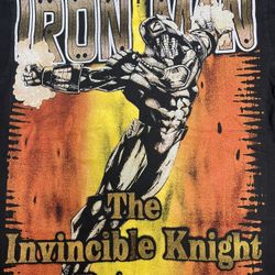 Iron Man The Invincible Knight Returns Modern Boot AOP Shirt - Size Large