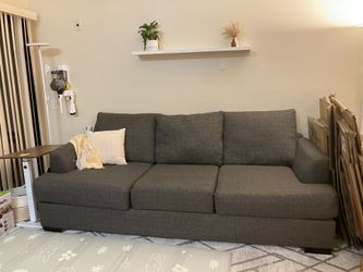 Gray comfy couch