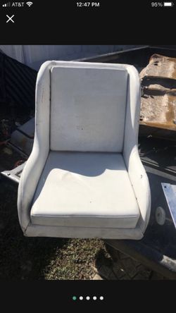 Boat Seat w/adjustable Aluminum Base