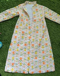 Girls Vintage Mid Century Tulip Night Gown