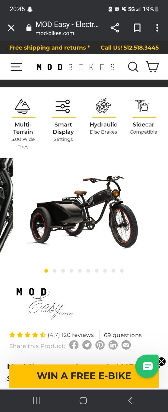Electric Bike With Sidecar