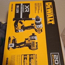 Brand New Dewalt 20v Xr Brushless Hammer Drill And Impact Driver Combo Set Sealed Box $ 300.  FIRM ON PRICE NO LOWER 
