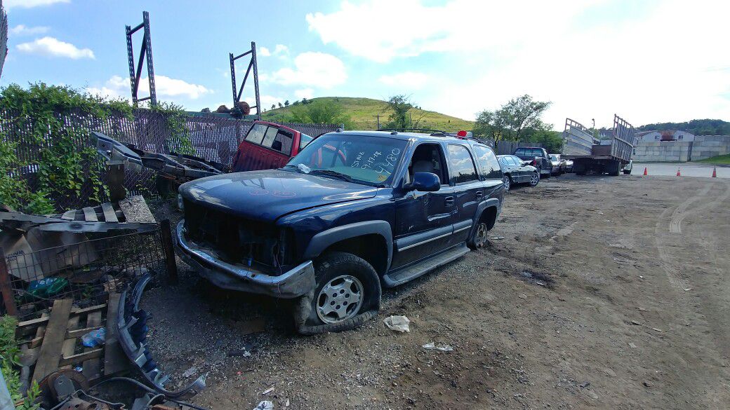 2004 Chevy Tahoe in for parts, Just In ya'll!! Self serve YOU PULL IT YARD CASH ONLY DEALS.