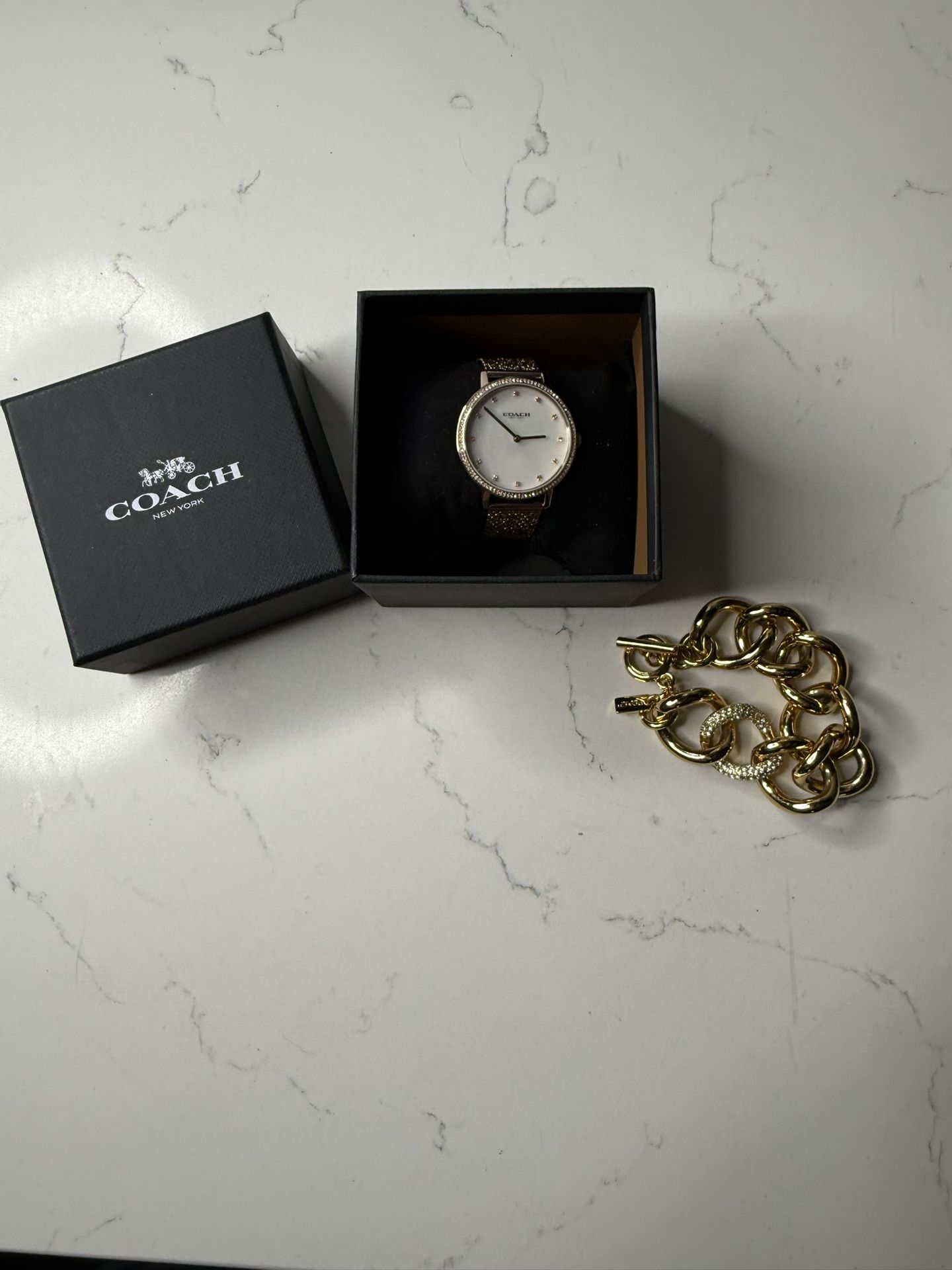Coach Audrey Watch And Coach Bracelet