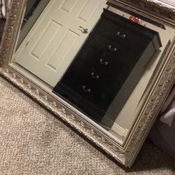 Large Antique Style Mirror 