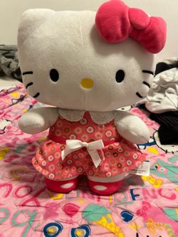 cute hello kitty donut plushie