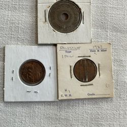 Coins From British Palestine 