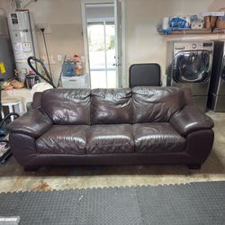 Leather Sofa 