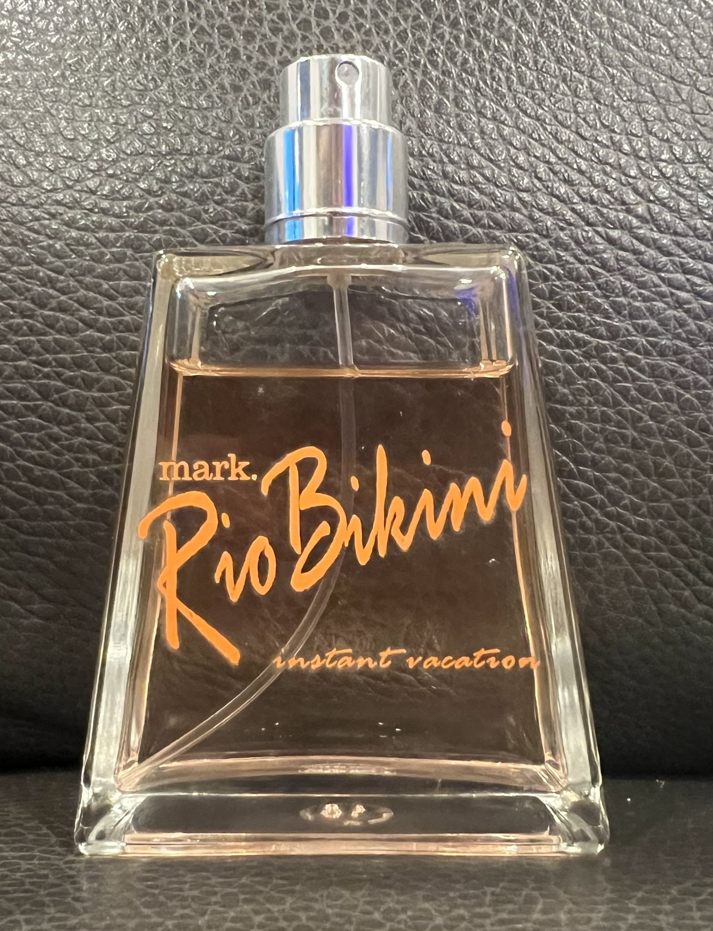 DISCONTINUED AVON Mark Rio Bikini Instant Vacation Fragrance Mist Perfume. Has a floral, fruity feminine fragrance that is sweet and reminiscent of th