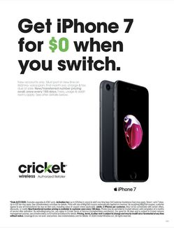 FREE iPhone 7 - Cricket Wireless Galloway