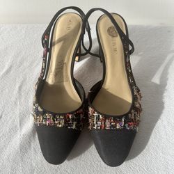 Ivanka Trump Slingback Block Heel Shoes Size 10 Women’s
