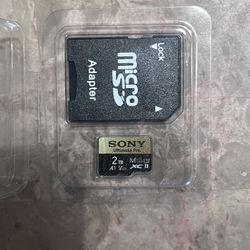 New Sony 2TB SD card with adapter for cameras, Nintendo Switch, Steam deck, Drone, PC, dash cam