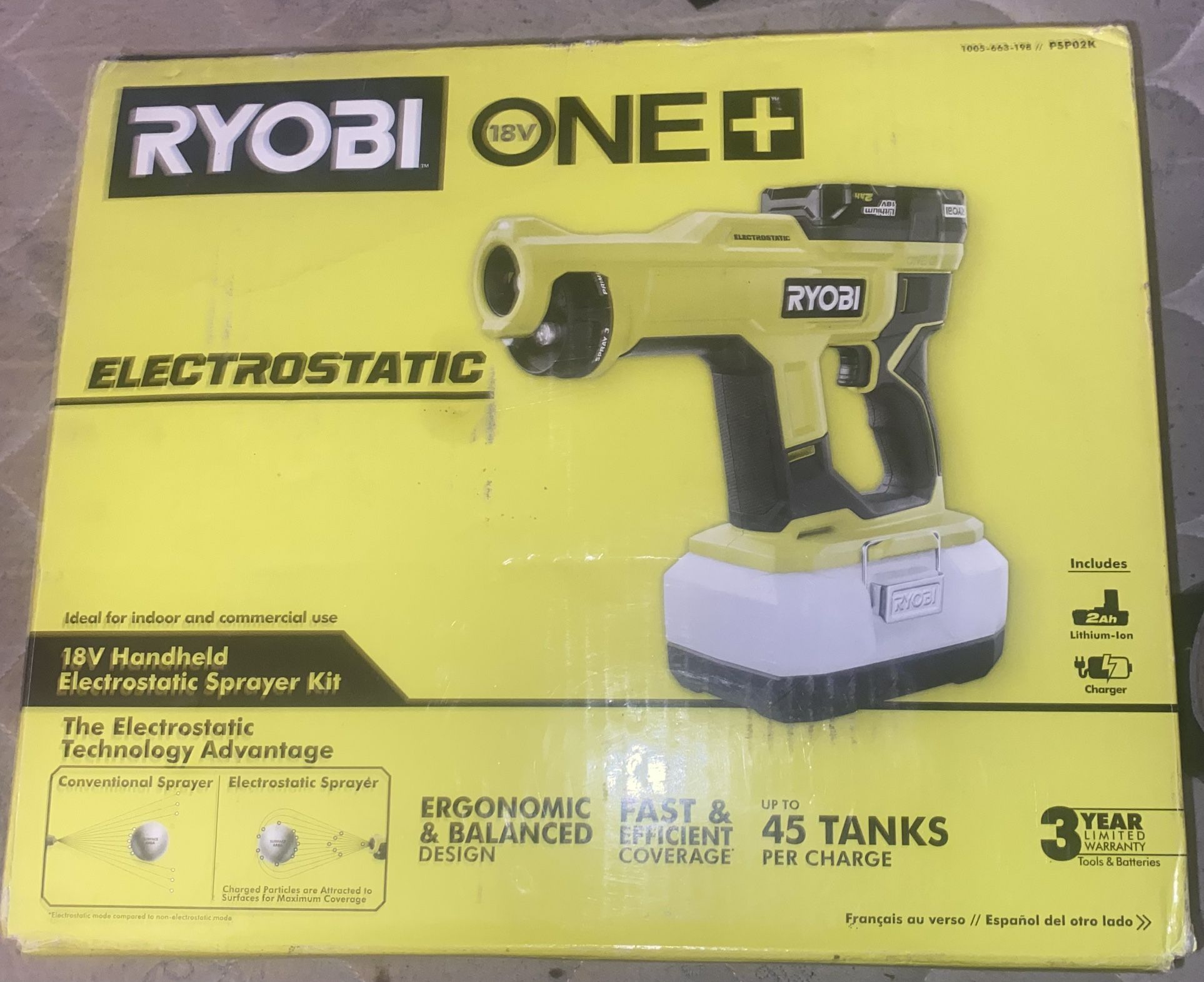 Electrostatic Ryobi