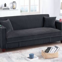 Corduroy Sofa Bed Futon 