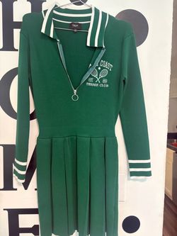 Chérie Tennis Club Knit Zip Dress