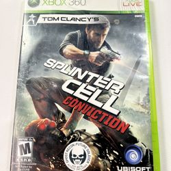 Splinter Cell Conviction Microsoft Xbox 360 Authentic Game Tested