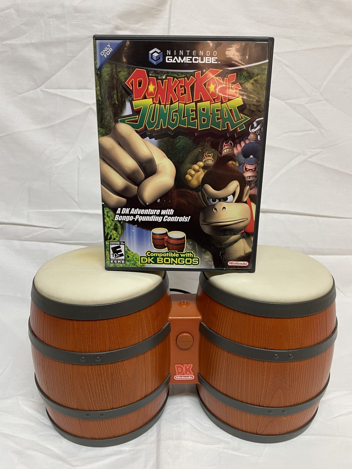 Nintendo GameCube Donkey Kong: Jungle Beat W/ Bongos