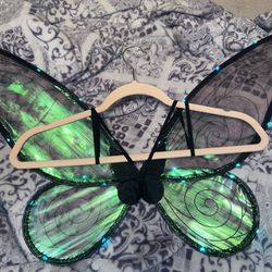 Green Light Up Fairy Wings 
