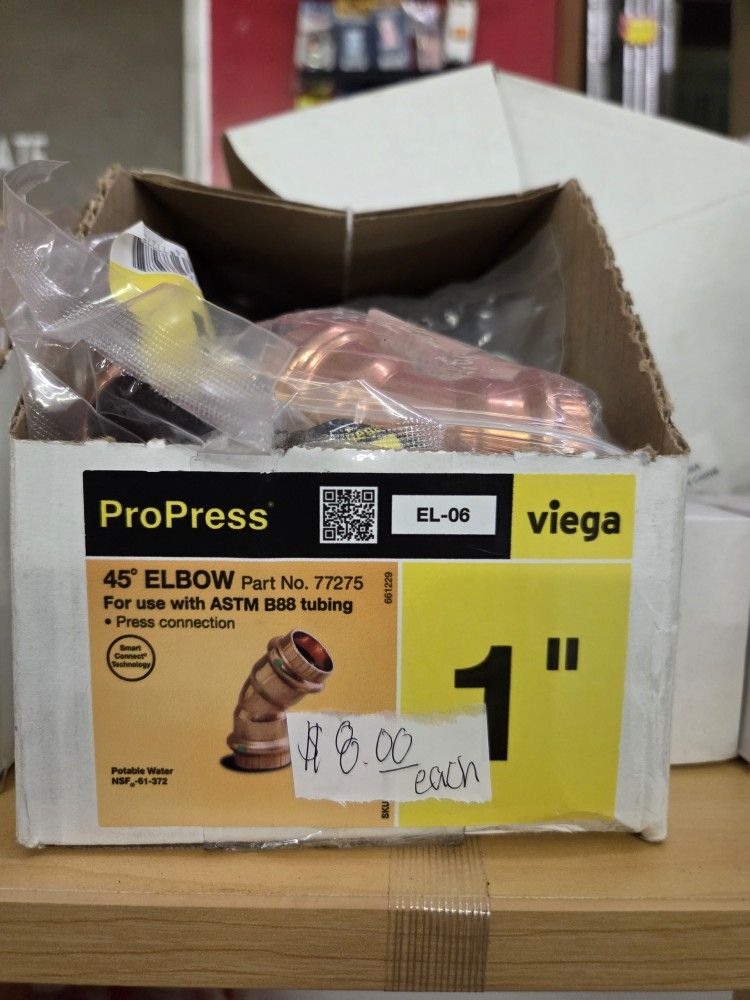 ProPress 1 in. Press Copper 45° Elbow