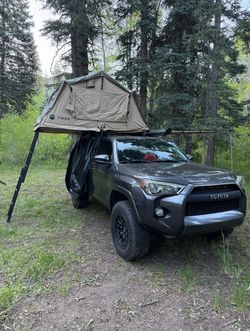Overland Vehicle Solutions TMBK XL 3-4 Person Rooftop Tent and Awning
