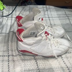 9.5 US Air Jordan 6 Retro White/red 