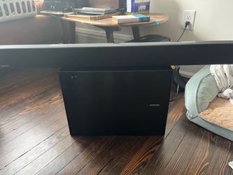 Samsung wireless sound bar and subwoofer
