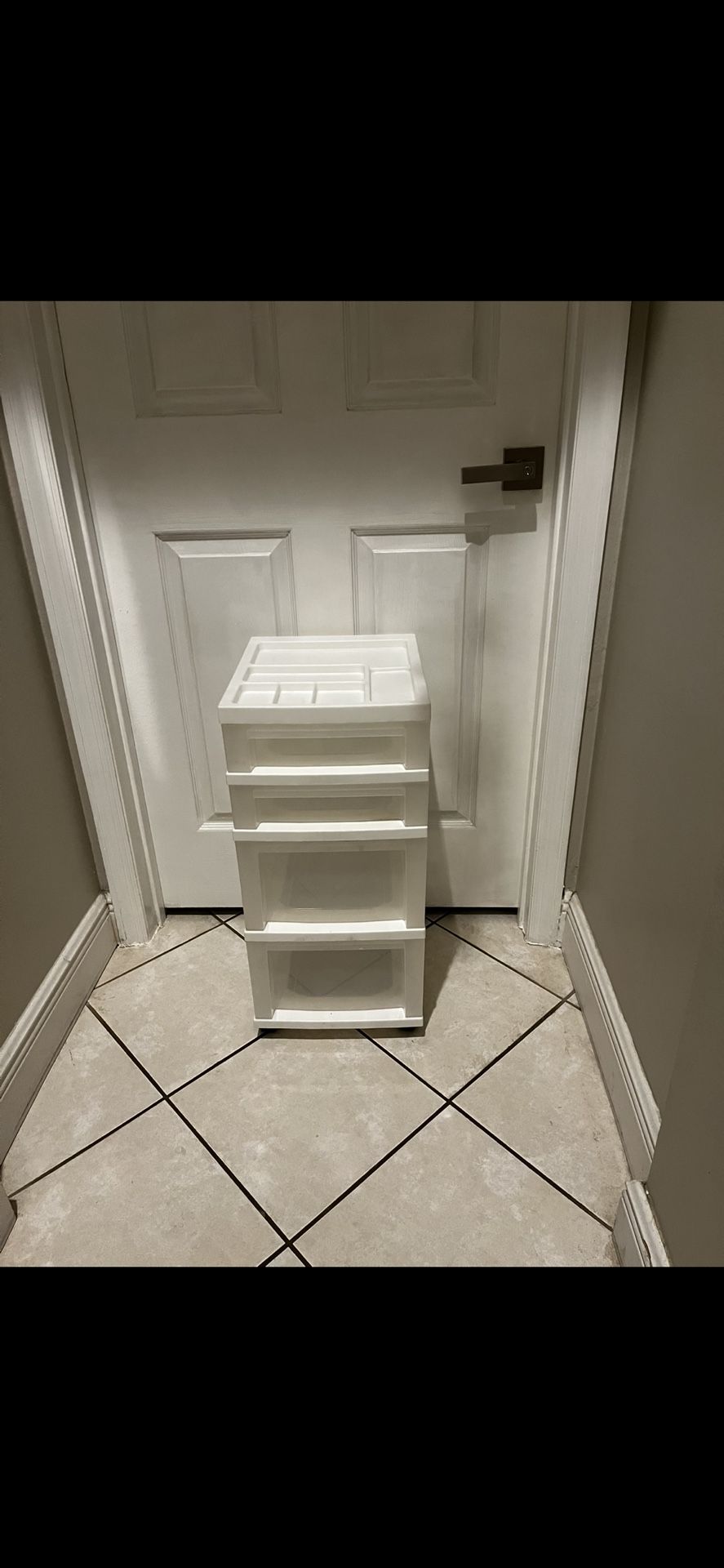 Rolling Cart 4 Plastic Storage Drawers