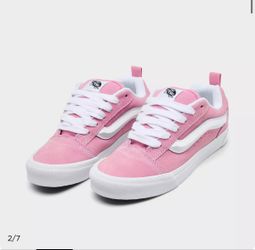 Vans Knu Skool Pink Suede Low-Top Sneakers