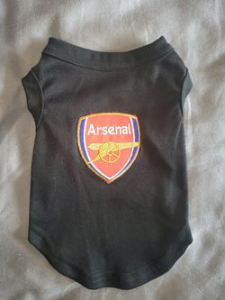 Dog Or Cat Arsenal Soccer Football Pet Sports Jersey Black