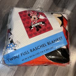 Minnie Twin Blanket 60inx 80in