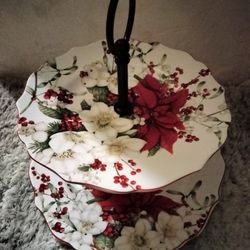 2 Tier Holiday Dish