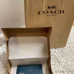 [New] Coach Card Wallet 