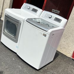 LG Set Gas Dryer And Washer