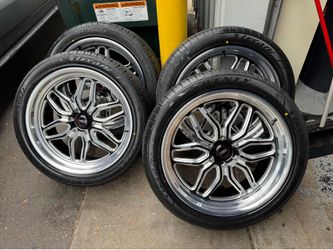 22x9.5 weld wheels 6x135