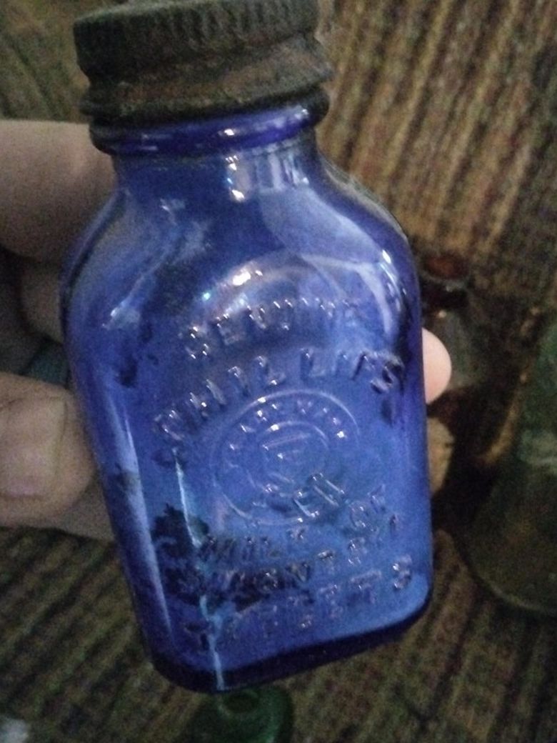Collectible Antique, 1940's Medicine In Bottle. Phillips Milk Of Magnesia