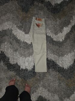 Light Khaki Levi's 501s