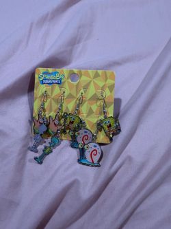 SpongeBob SquarePants Character Dangle Earrings Set