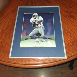 signed and Autographed  Dallas cowboys photos and plack