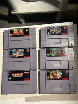 Vintage Super Nintendo Games