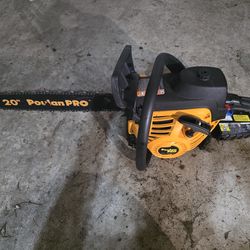 Very Clean poulan pro pp5020av 20"chain saw