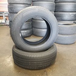 🔥 (2) 235 65 18 Bridgestone Alenza All Season Tires 