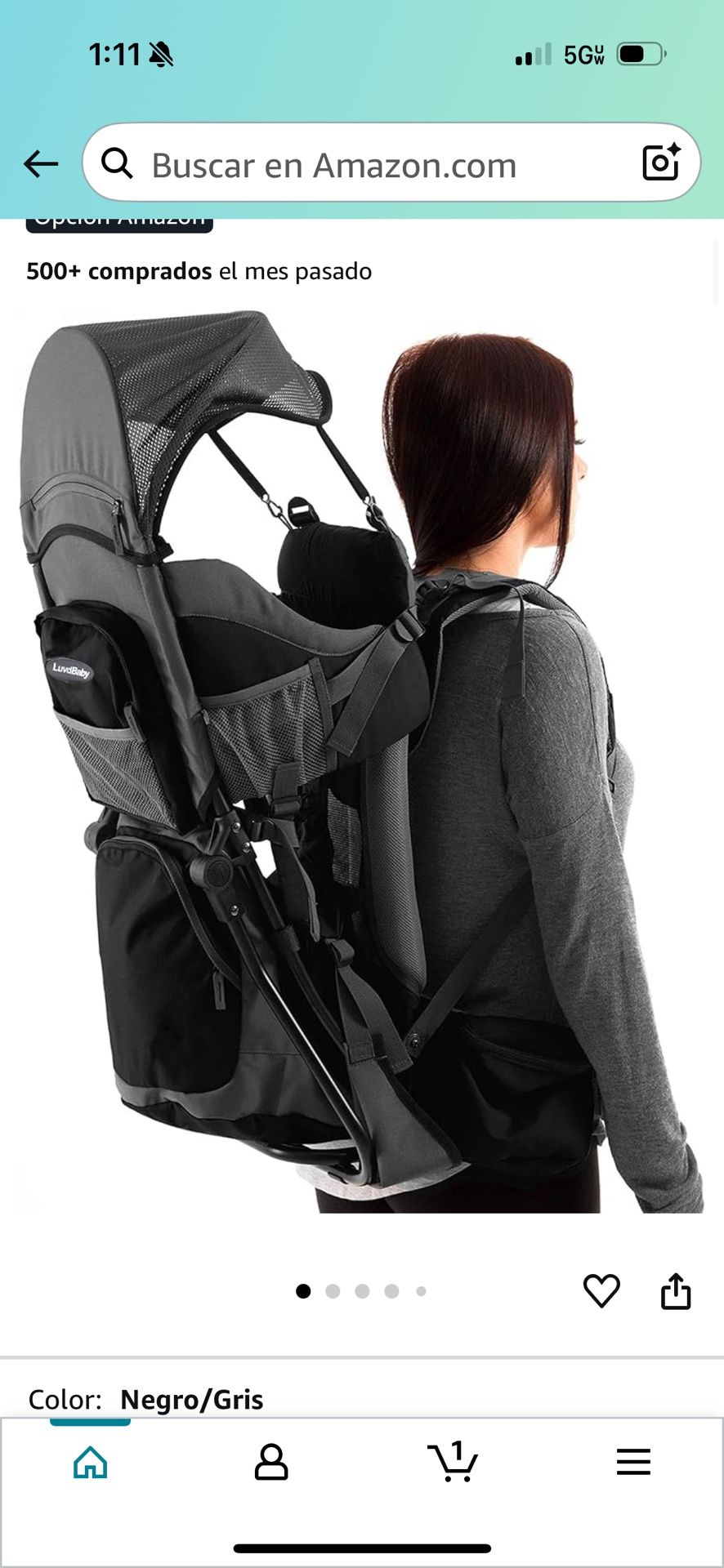 NEW Luvdbaby Baby Hiking Backpack Carrier – Never Used