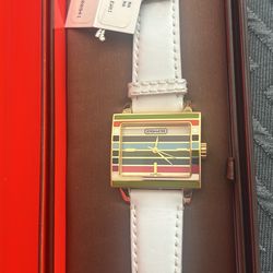 Coach Watch Leather 
