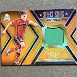 Oribe Peralta 2015-16 Select Stars Memorabilia Orange Prizm Jersey /149