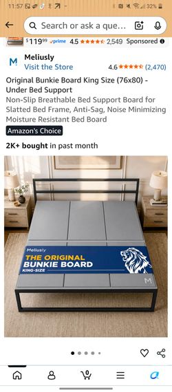 Meliusly Original Bunkie Board King Size