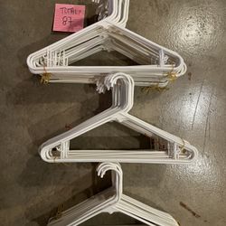 Assorted Durable Plastic Hangers (324 Total Hangers)
