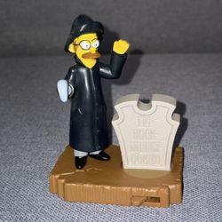 2001 Simpsons Burger King Vintage Toy - Ned Flanders Theehouse of Horror