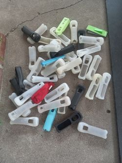 Wii Rubber Plástic Covers Controllers lot