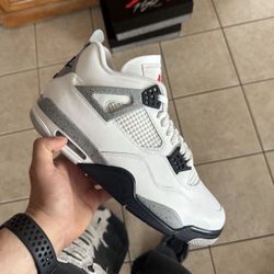 Jordan 4 White Cement 2025