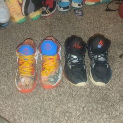 Kyrie 8 Infinity Multi Color And Kyrie 8 Infinity Fire And Ice (Both Size 8.5)